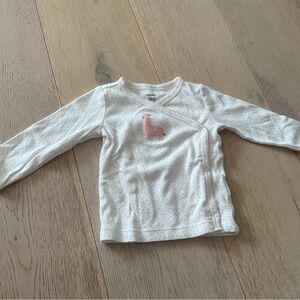Carter's Kids Cream Long Sleeve Shirt